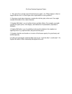 The Road: Seminar Argument Topics & Analysis