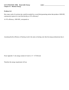 UCCS PES/ENSC 2500:    Renewable Energy  name: ______________________________