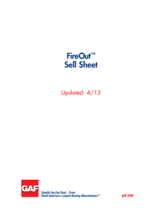 FireOut  Sell Sheet Updated: 4/13
