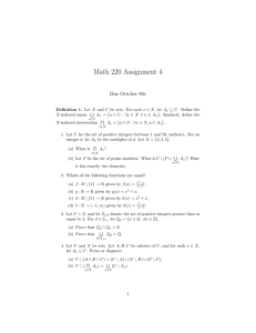 Math 220 Assignment 4 Due October 9th