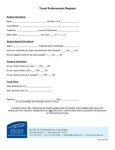 Travel Endorsement Request