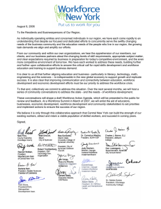 August 9, 2006 To the Residents and Businesspersons of Our Region,