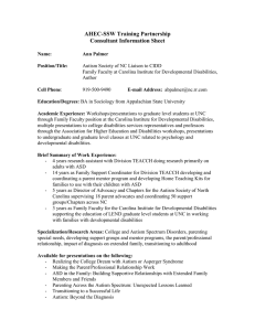 AHEC-SSW Training Partnership Consultant Information Sheet