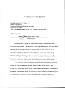 AN ABSTRACT OF THE THESIS OF Master of Science in