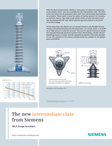 Siemens 3EL5 Surge Arresters Datasheet | Power Transmission