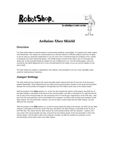 Arduino Xbee Shield Overview