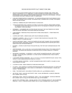 NEUSE RIVER WWTP FACT SHEET FOR 2008