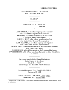UNITED STATES COURT OF APPEALS FOR THE THIRD CIRCUIT _____________