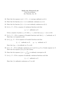 Maths 212, Homework #9 First four problems: due Thursday, Jan. 26 f
