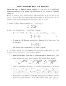Physics Homework: Classical Mechanics Problems