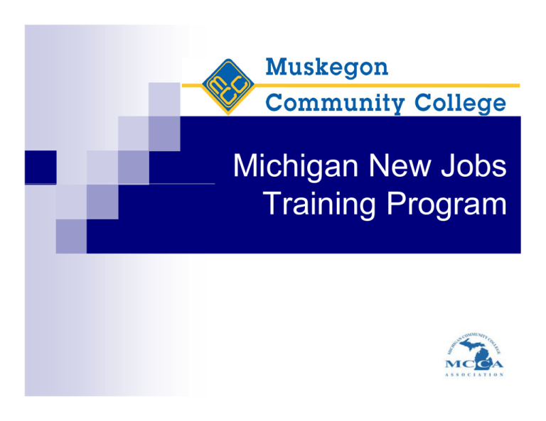 Michigan New Jobs Training Program