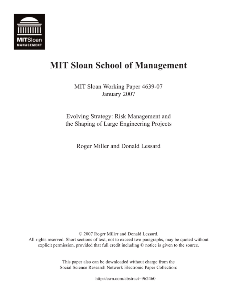 MIT Sloan School Of Management