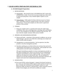 EA Sample Preparation Guide: Solid & Water Samples