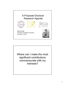 Where can I make the most significant contributions commensurate with my interests?
