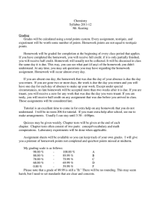 Chemistry Syllabus 2011-12 Mr. Keating
