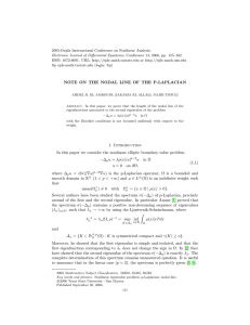 2005-Oujda International Conference on Nonlinear Analysis.