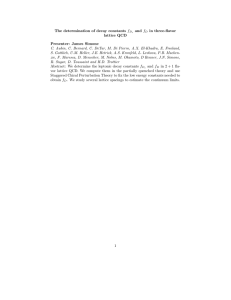 The determination of decay constants f and in three-flavor