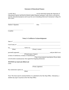 Kirkwood Community College Educational Purpose Statement