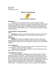 Arthur’s First Grade