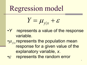 Regression Model: Linear Regression & Residual Analysis