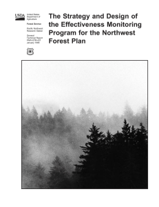 The Strategy and Design of the Effectiveness Monitoring Program for the Northwest