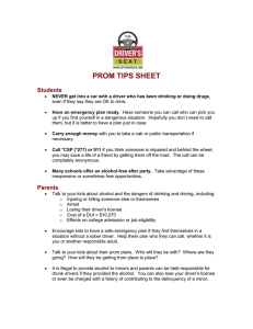 PROM TIPS SHEET Students