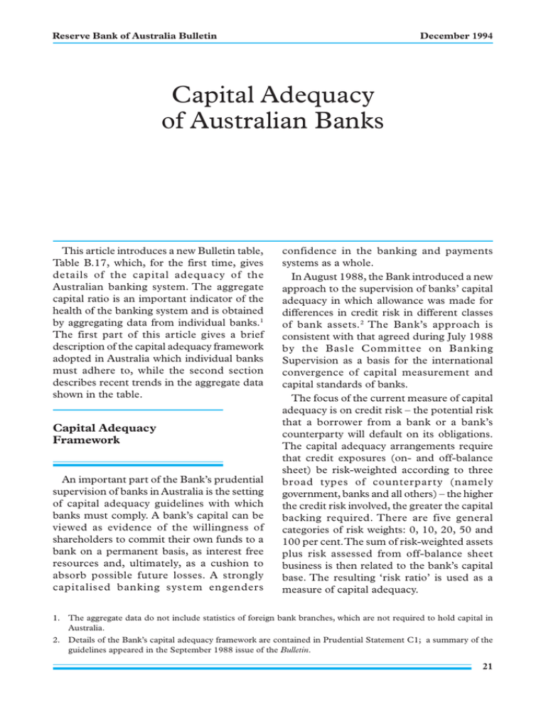 capital-adequacy-of-australian-banks