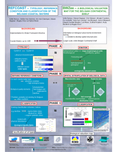REFCOAST – BWZee – TYPOLOGY, REFERENCE CONDITION AND CLASSIFICATION OF THE