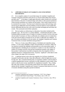 211. In its competitive analysis of a recent bank merger, the... Consumer Commission found that credit cards are in a relevant... X.