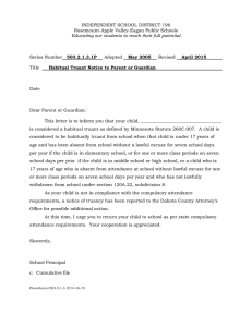 INDEPENDENT SCHOOL DISTRICT 196 Rosemount-Apple Valley-Eagan Public Schools  503.2.1.3.1P
