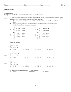 Systems Review