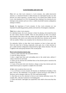 Lewis Structures & Octet Rule: Chemistry Guide