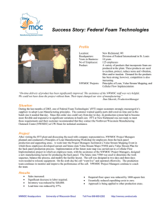 Success Story: Federal Foam Technologies  Profile