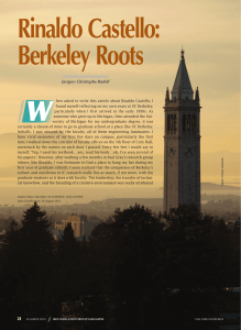 W Rinaldo Castello: Berkeley Roots Jacques Christophe Rudell