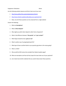 Assignment: Deductions  Name: Use the following website