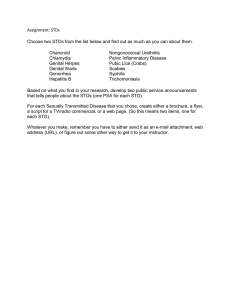 STD Assignment: Research & Public Service Announcements