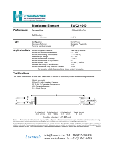 Membrane Element SWC2-4040