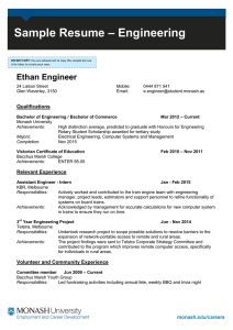 – Engineering Sample Resume  Ethan Engineer