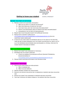 Getting to know your student  B :