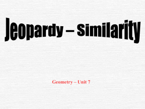 Geometry – Unit 7