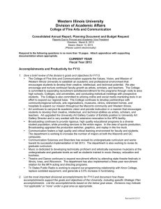 Western Illinois University Division of Academic Affairs