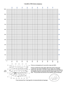 1:6,000 UTM Grid (meters)