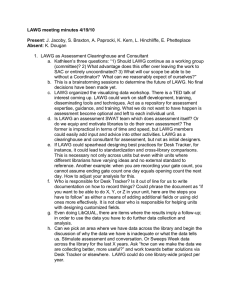 LAWG meeting minutes 4/19/10 Present Absent