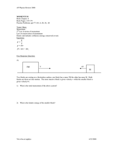AP Physics Review 2008 Book Chapter: 6 Book Pages: 155-174