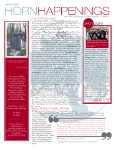 HORN HAPPENINGS 11 20