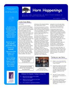 Horn Happenings