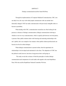 ABSTRACT Dialogic communication and the Grand Old Party