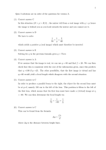 1 Quiz 3 solutions are in order of the questions for... (1). Correct answer C