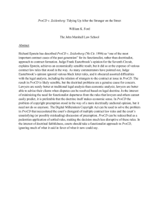 ProCD v. Zeidenberg  William K. Ford The John Marshall Law School