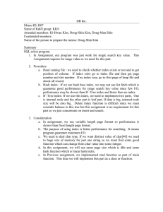 DB Inc. Memo ID: R07 Name of R&amp;D group: KKS